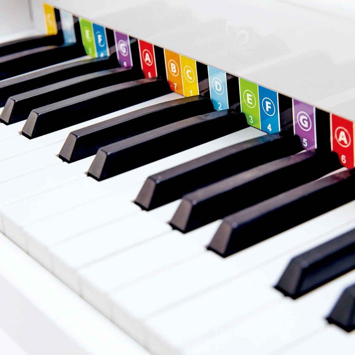 Hape Deluxe Grand Piano (White) - Tadpole