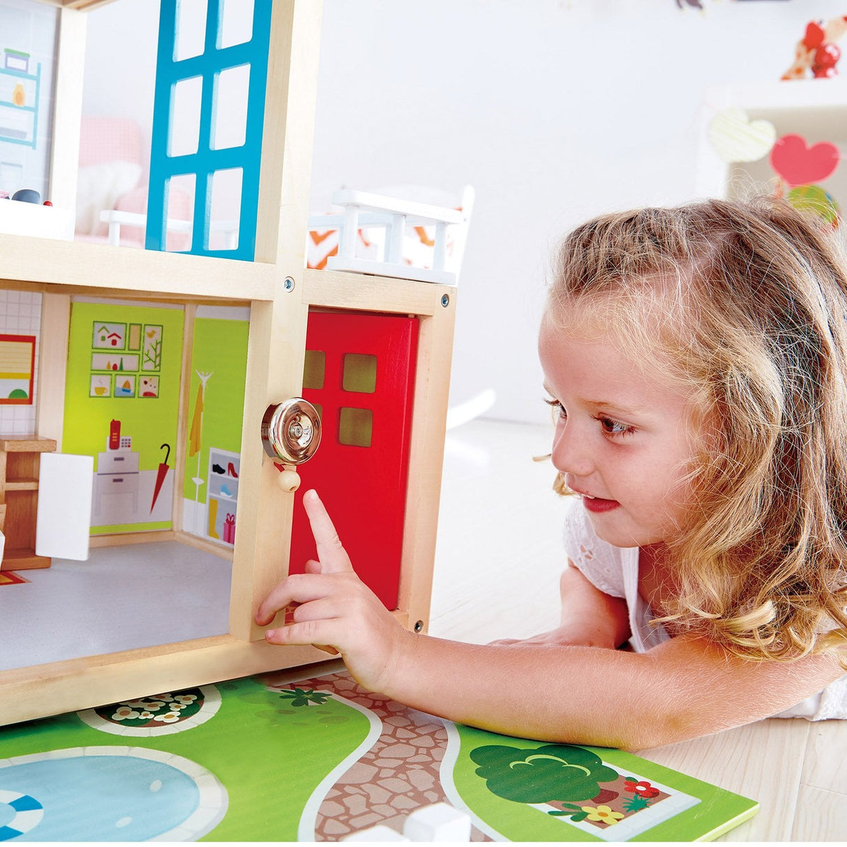 Hape Doll Family Mansion + Furniture - Tadpole