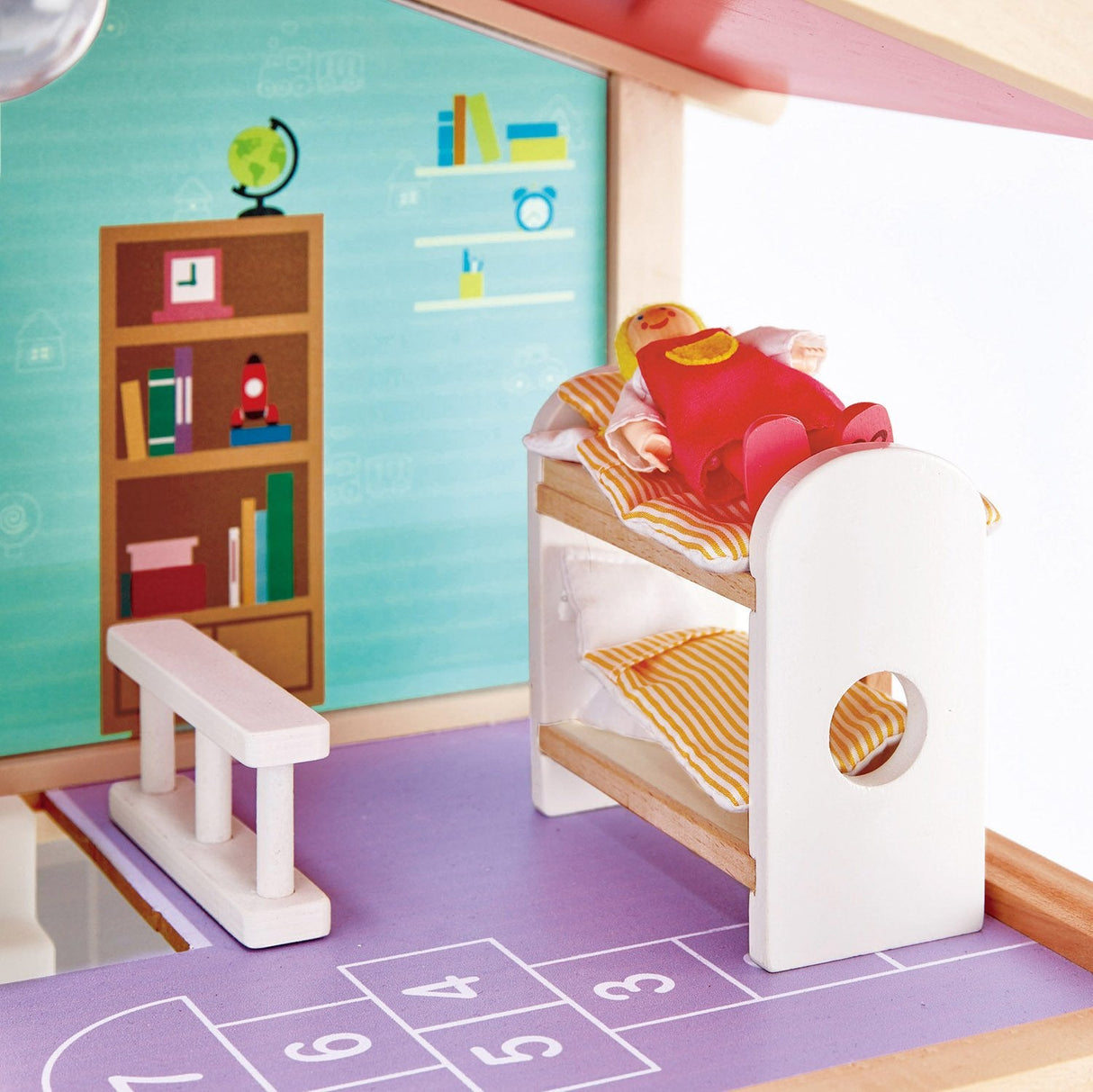 Hape Doll Family Mansion + Furniture - Tadpole