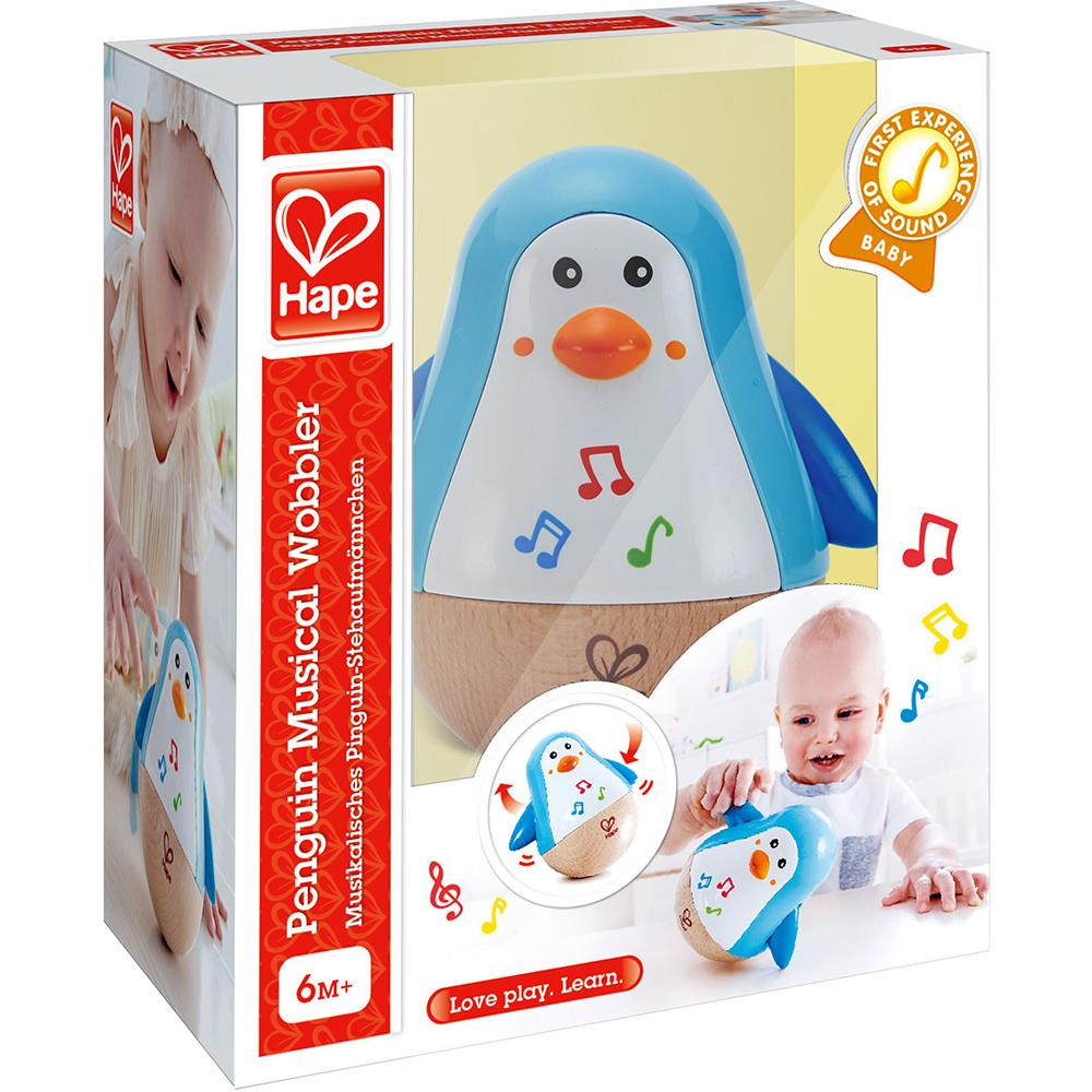 Hape Penguin Musical Wobbler - Tadpole