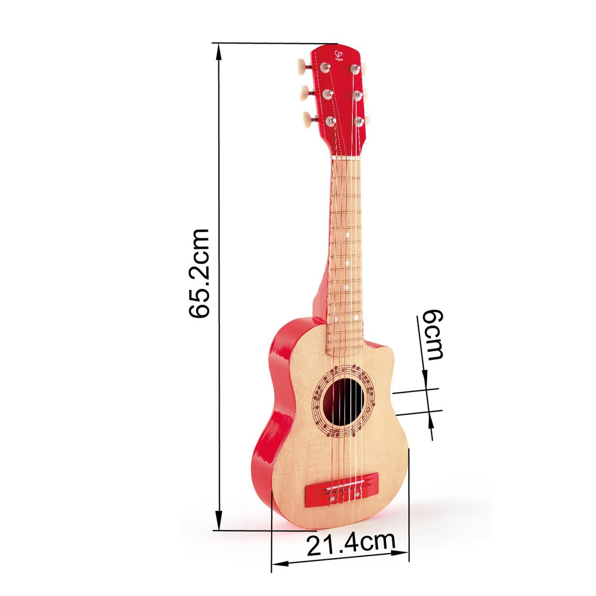Hape Red Flame Guitar - Tadpole