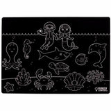 Imagination Starters Chalkboard Animals Placemat - Set of 4 - Tadpole