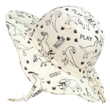 Jan & Jul Grow-With-Me Sun Hat Dino Play - Tadpole