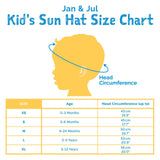 Jan & Jul Grow-With-Me Sun Hat Rainbow - Tadpole