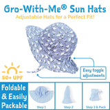 Jan & Jul Grow-With-Me Sun Hat White Eyelet - Tadpole