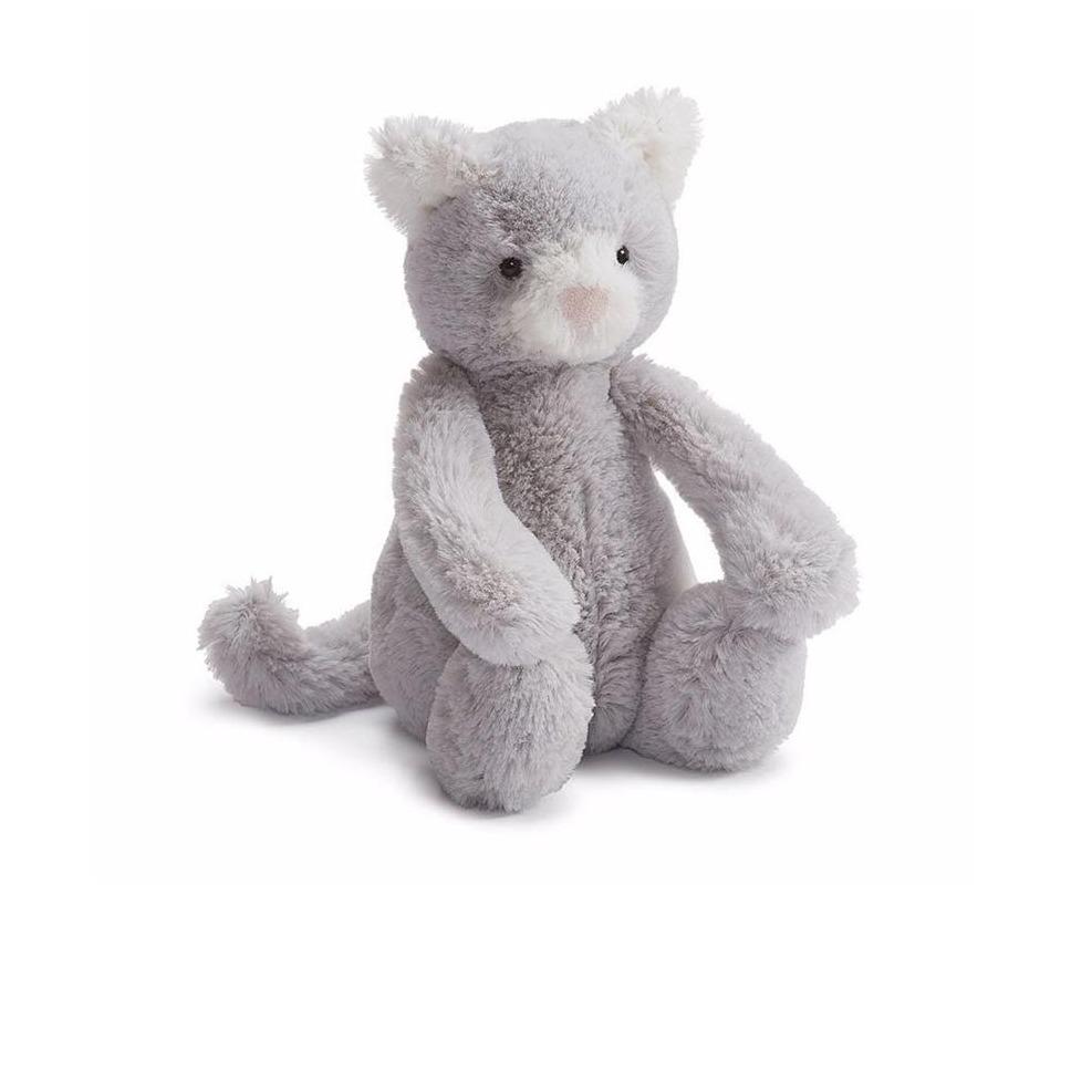 Jellycat Bashful Small Kitty ( Grey) - Tadpole