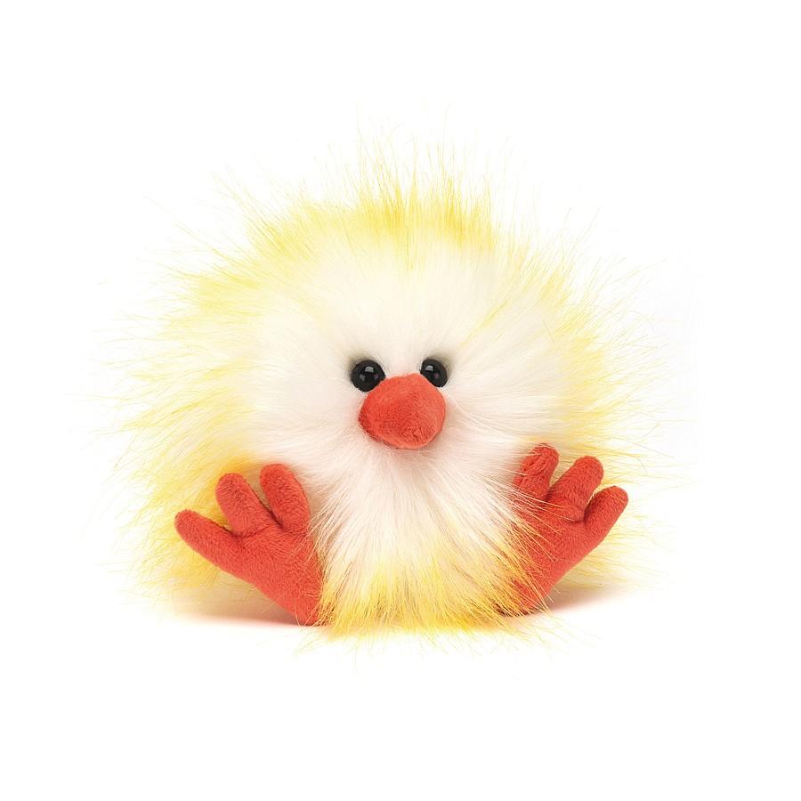 Jellycat Crazy Chick Yellow White - Tadpole