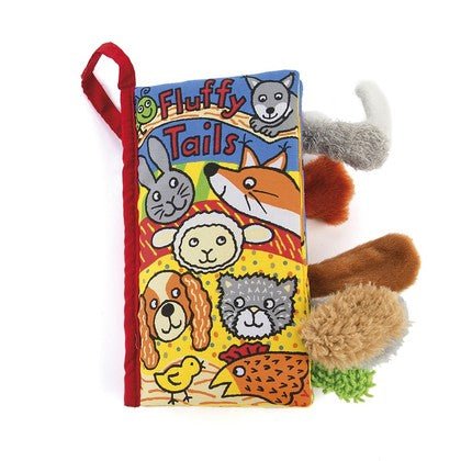 Jellycat Fluffy Tails Book - Tadpole