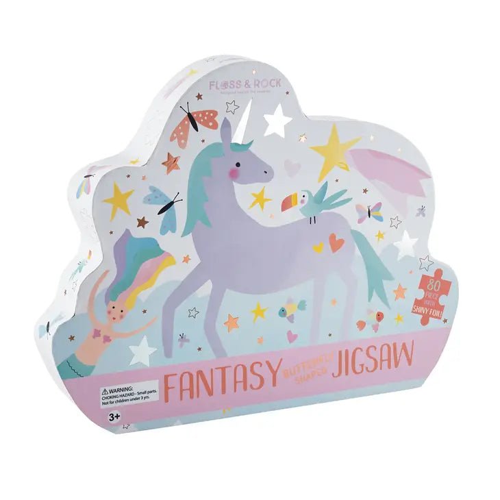 Jigsaw Shaped in Shaped Boxes 80pc Fantasy - Tadpole