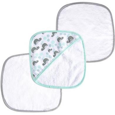 JJ Cole Washcloth Set - Tadpole