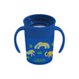 Jungle Fun Cheers 360 Spoutless Transition Sippy Cup with Handles, 7 oz, 6m+ - Tadpole