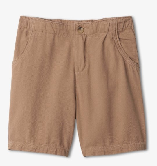 Khaki Twill Shorts - Tadpole