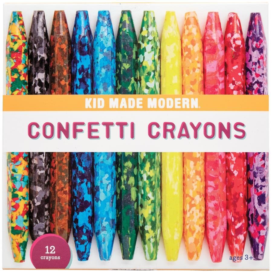 Kid Made Modern Confetti Crayons (Set of 12) - Tadpole