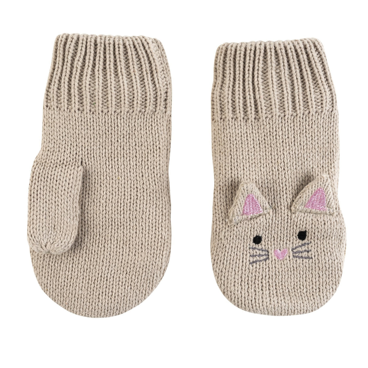 Kitten Baby Knit Mitten - Tadpole