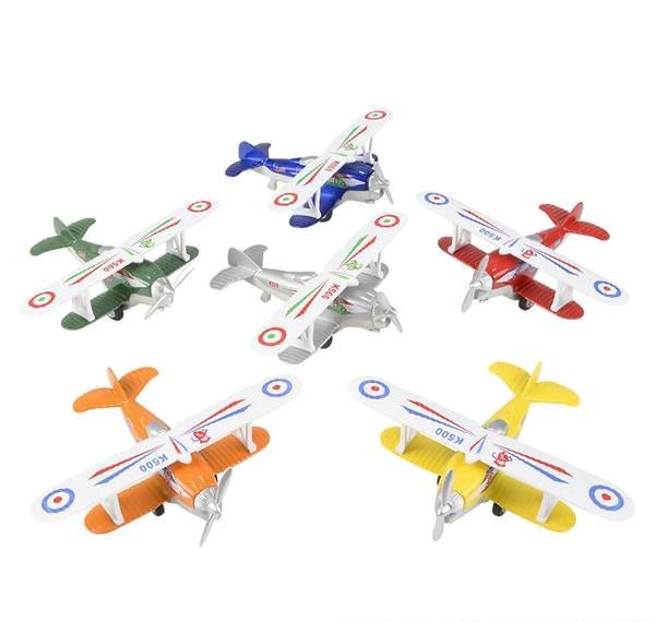 La Luna Bella 5" Die-cast Biplane - Tadpole