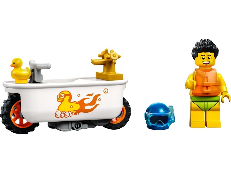 Lego City Bathtub Stunt Bike - Tadpole