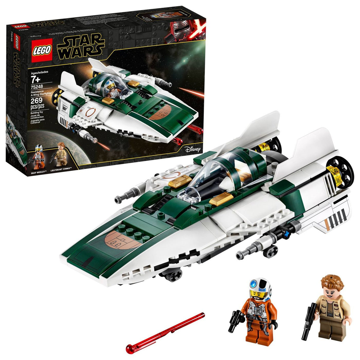 Lego Star Wars Resistance A-Wing Starfighter - Tadpole