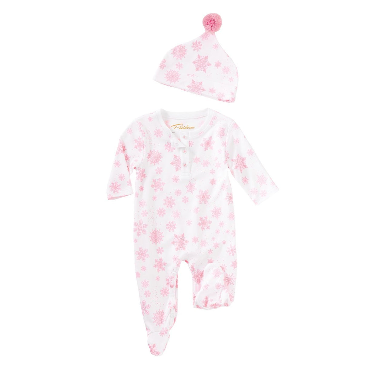Let it Snow Baby Set - Pink - Tadpole