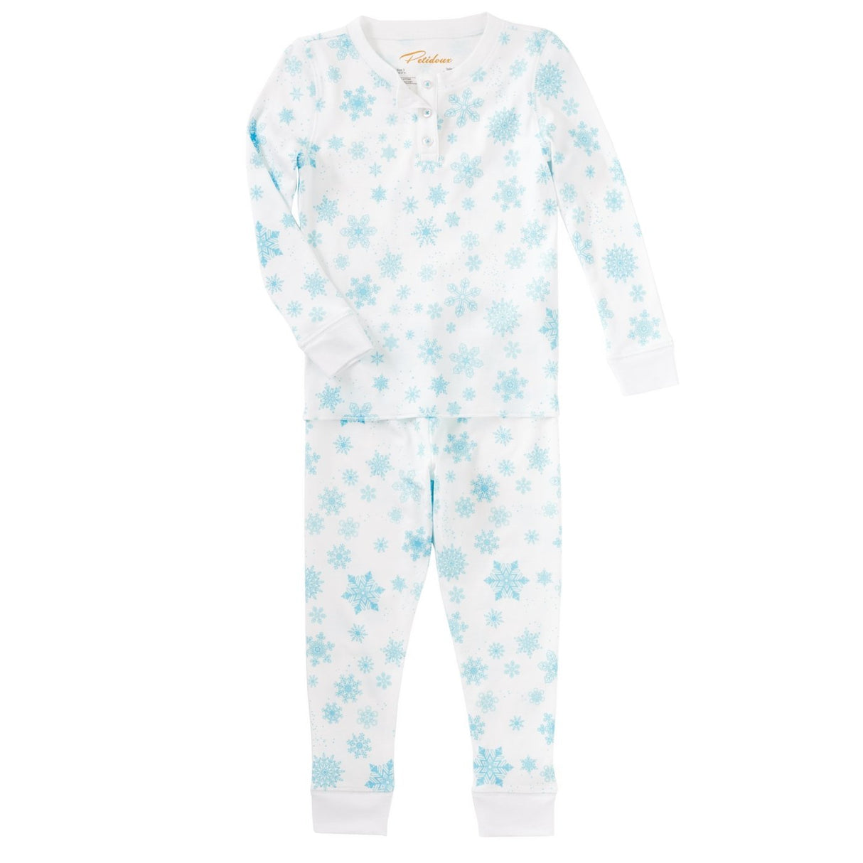 Let it Snow Long Sleeve Pajama - Blue - Tadpole