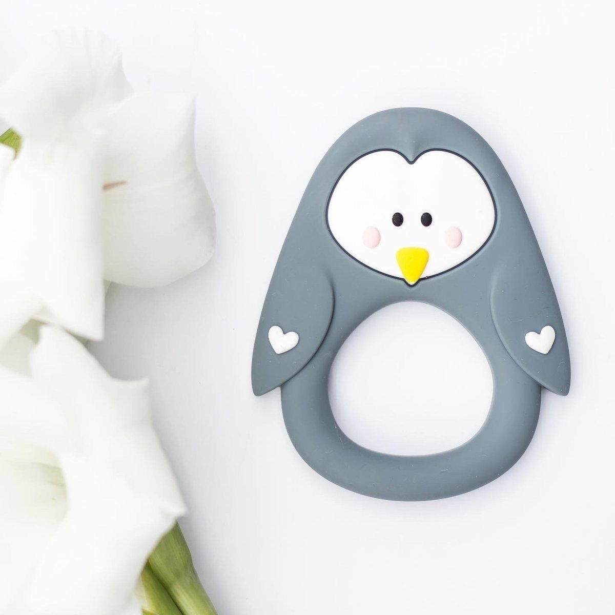 Little Cheeks Penguin Teether - Tadpole