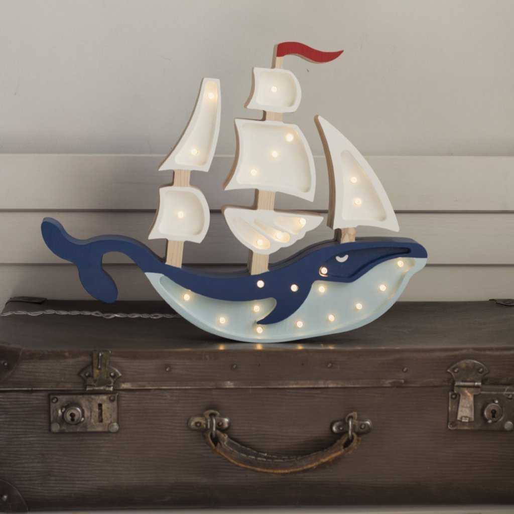 Little Lights Whale Ship Lamp - Tadpole