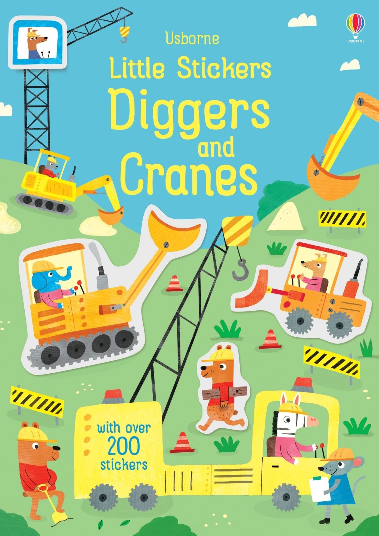 Little Stickers Diggers and Cranes - Tadpole