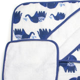 Little Unicorn Hooded Towel & Washcloth Set - Tadpole
