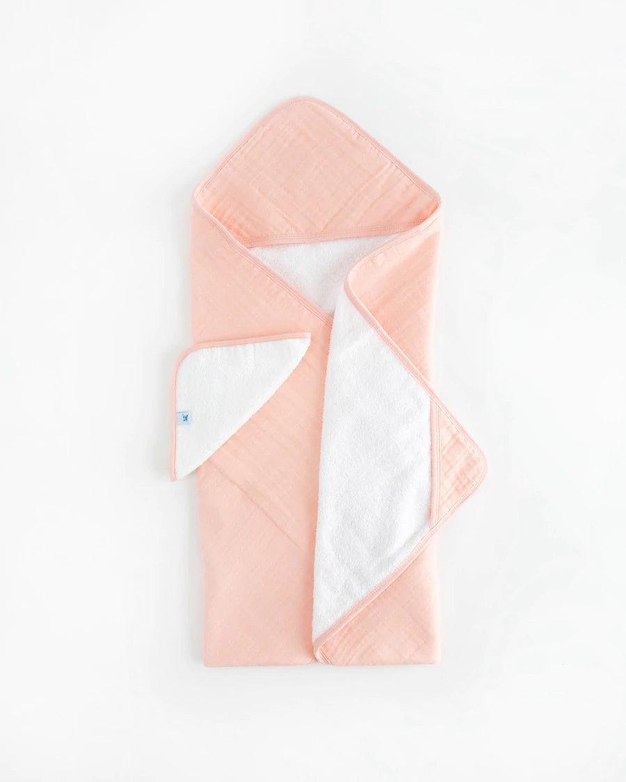 Little Unicorn Hooded Towel & Washcloth Set - Tadpole