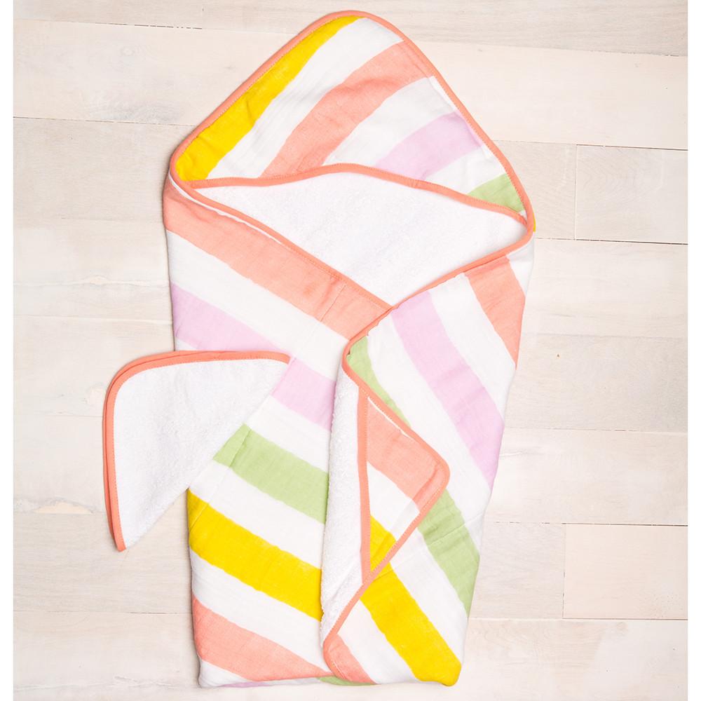 Little Unicorn Hooded Towel & Washcloth Set - Tadpole