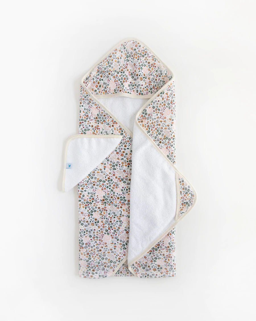 Little Unicorn Hooded Towel & Washcloth Set - Tadpole