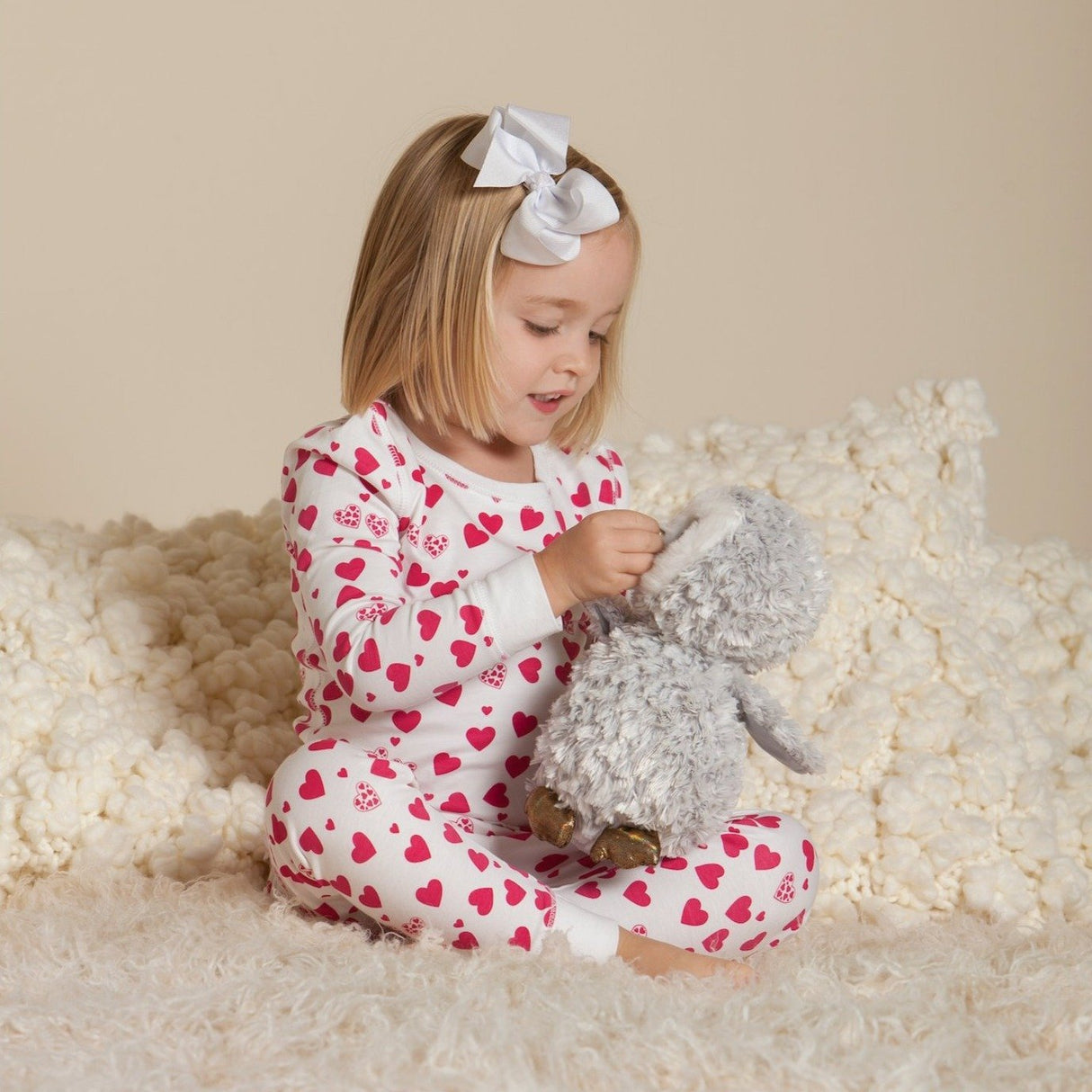 Lots of Hearts Pajamas - Tadpole