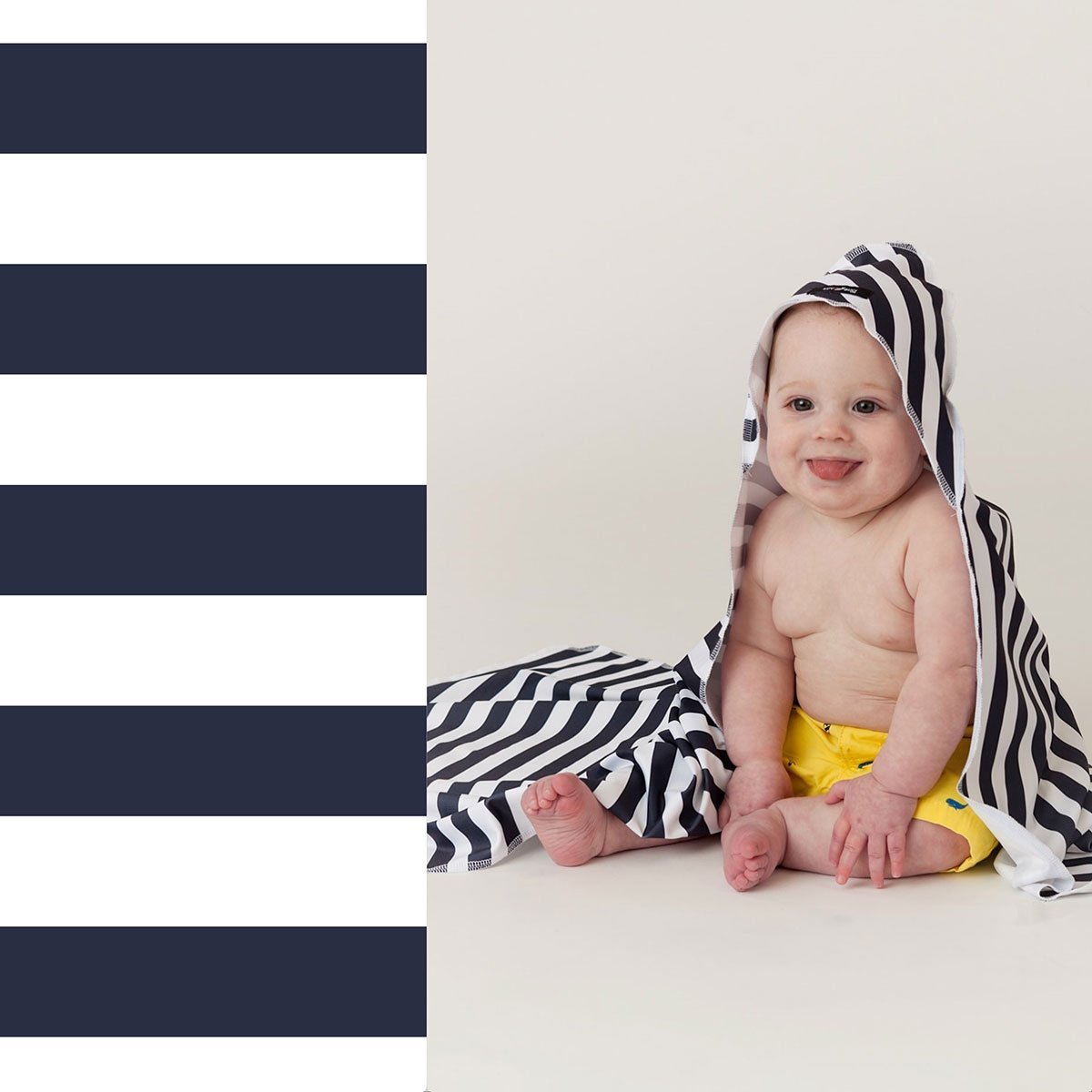 Luv Bug UPF 50+ Sunscreen Towel with Hood - Tadpole