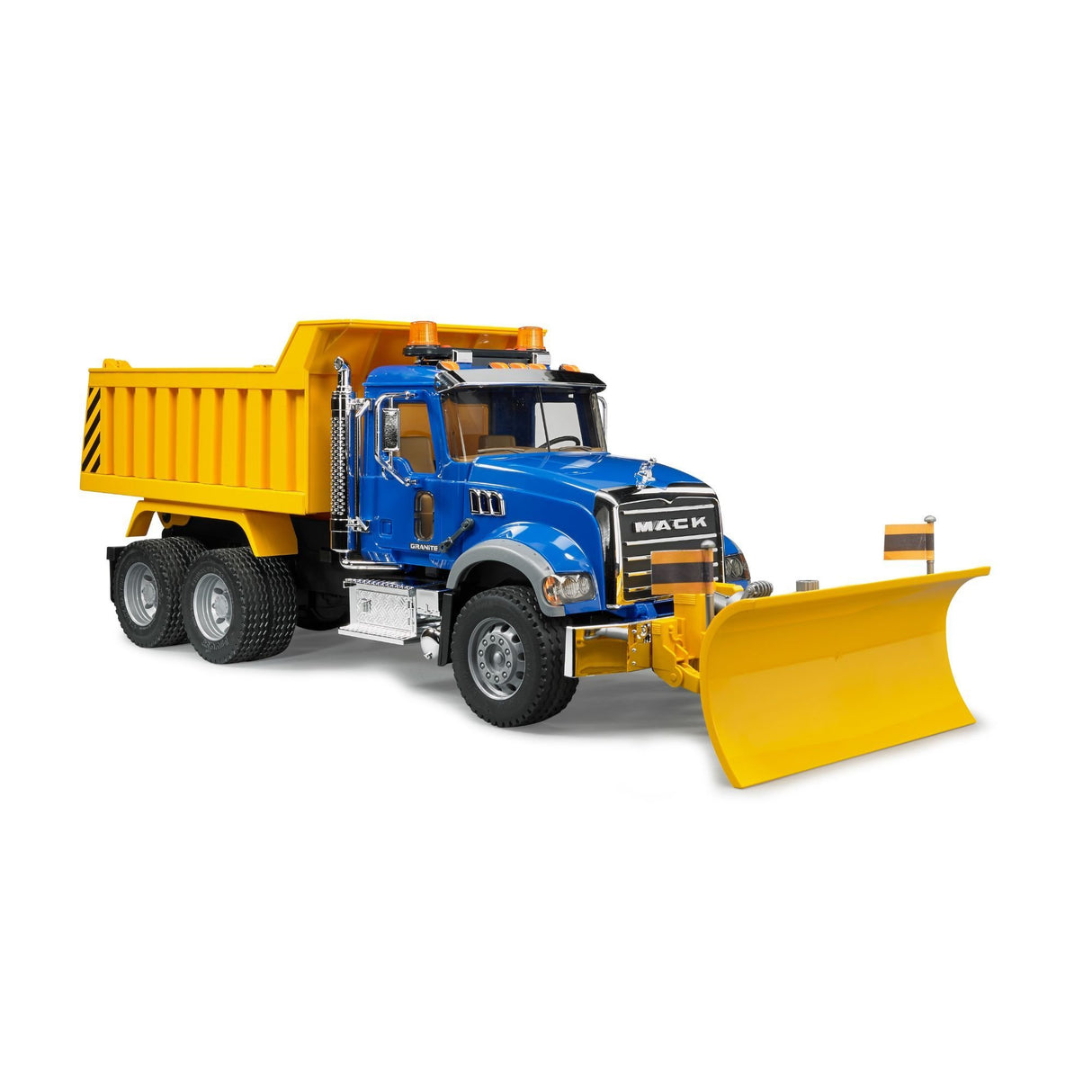 MACK Granite Dump Truck with Snow Plow Blade - Tadpole