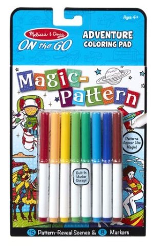 Magic-Pattern - Adventure Coloring Pad - On the Go Travel Activity - Tadpole