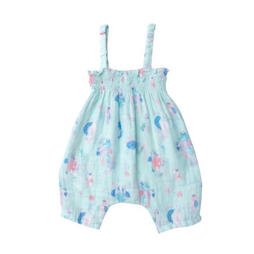 Magical Seahorse Smocked Romper - Tadpole