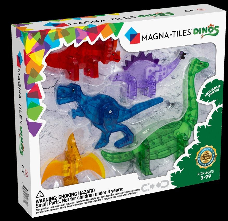 Magna-Tiles 5pc Dino - Tadpole