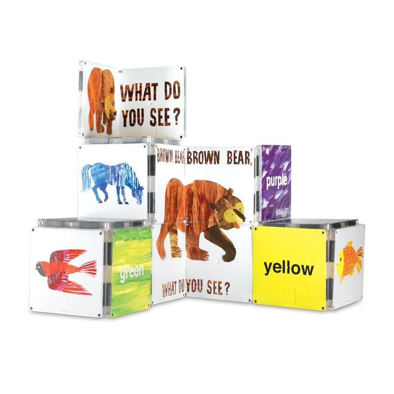 Magna-Tiles Brown Bear, Brown Bear What Do You See? - Tadpole