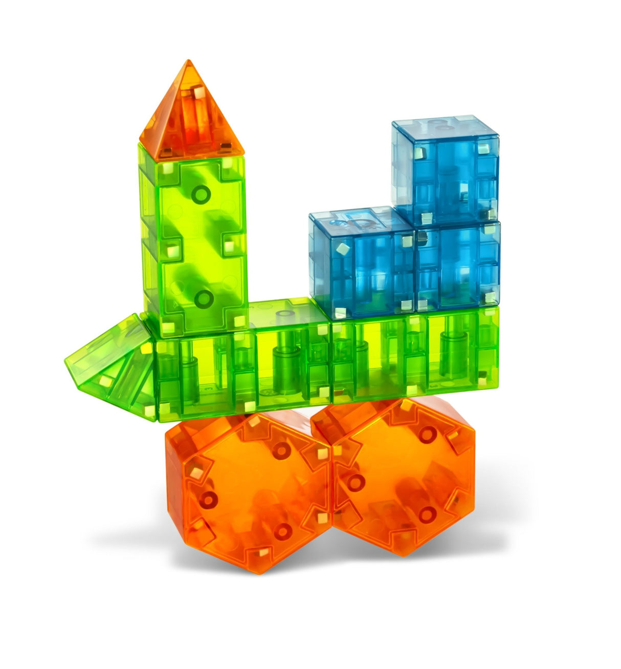 Magna-Tiles NEW Magna-Qubix 29-piece Set - Tadpole