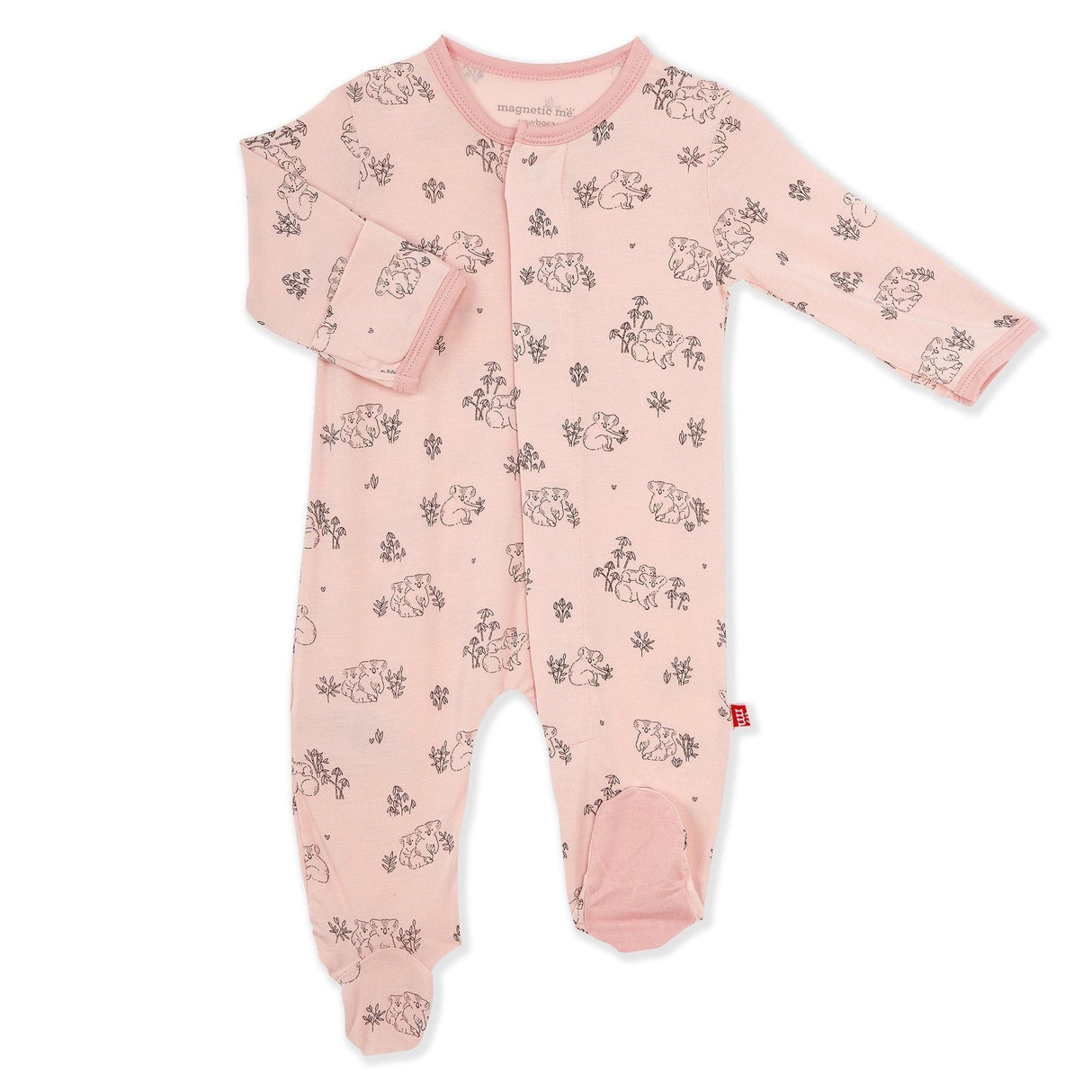 Magnetic Me Koala Cuddles Pink Modal Footie - Tadpole