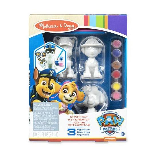 Melissa and Doug Paw Patrol Craft Kit - Pup Figurines - Tadpole