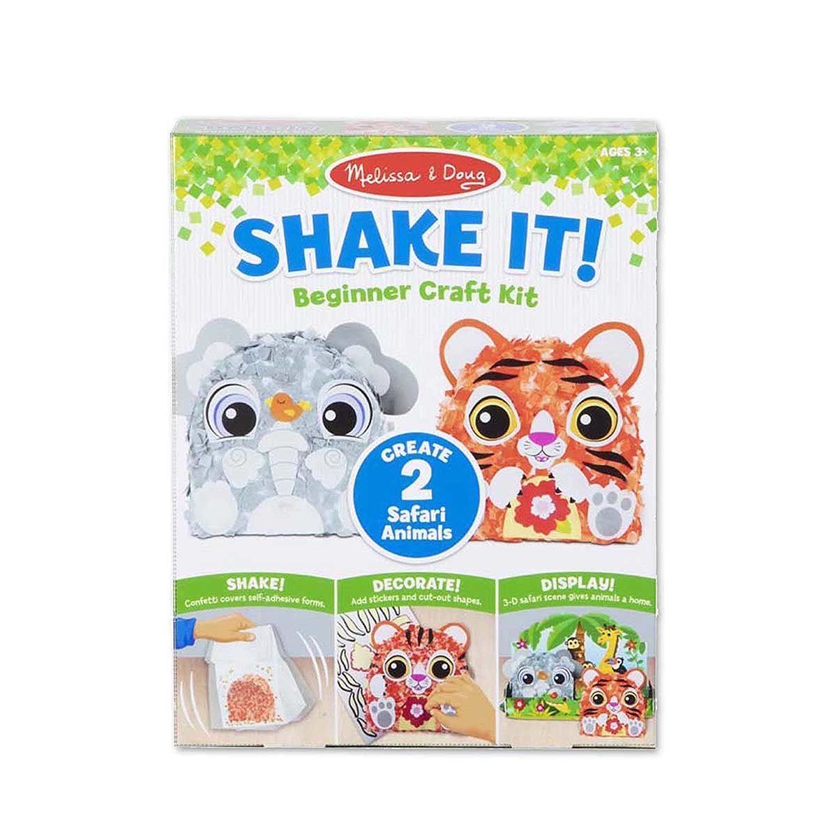 Melissa & Doug Beginner Craft Kit: Shake it- Animals