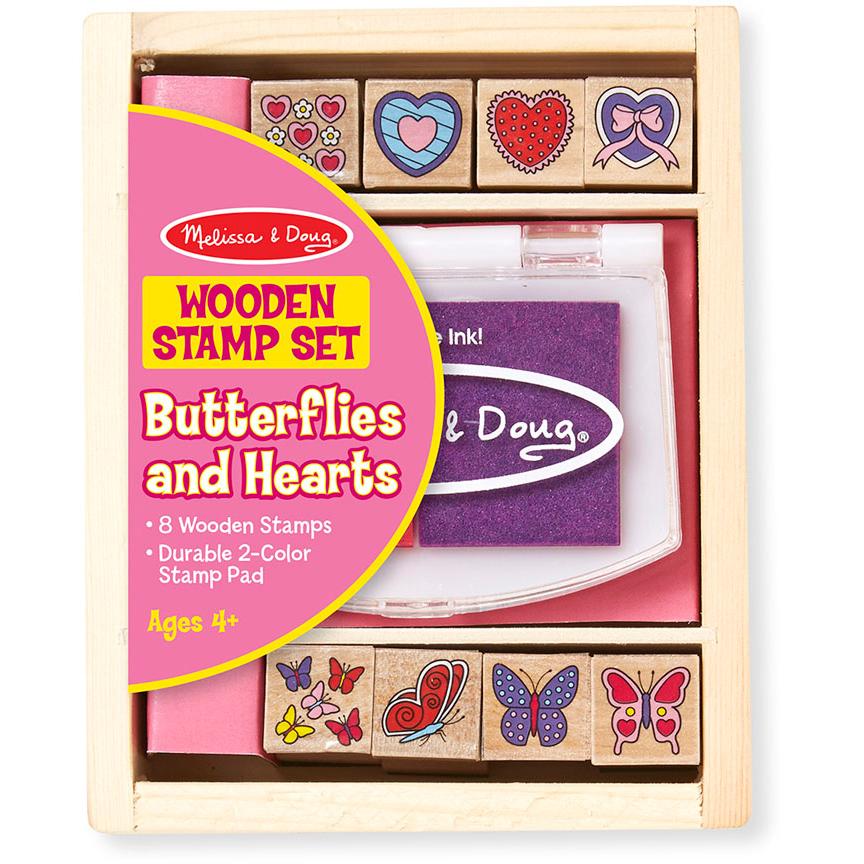Melissa & Doug Butterfly & Friends Stamp Set - Tadpole