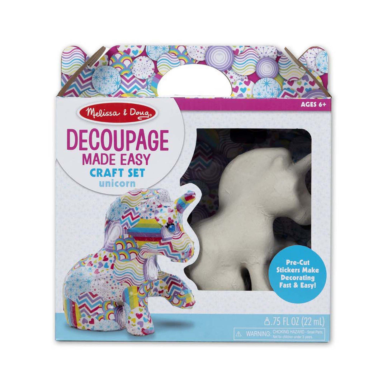 Melissa & Doug Decoupage Made Easy - Unicorn - Tadpole