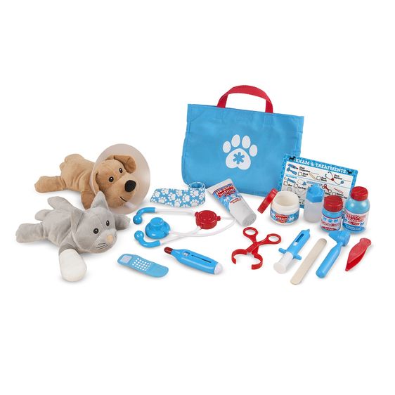 Melissa & Doug Examine & Treat Pet Vet Play Set - Tadpole