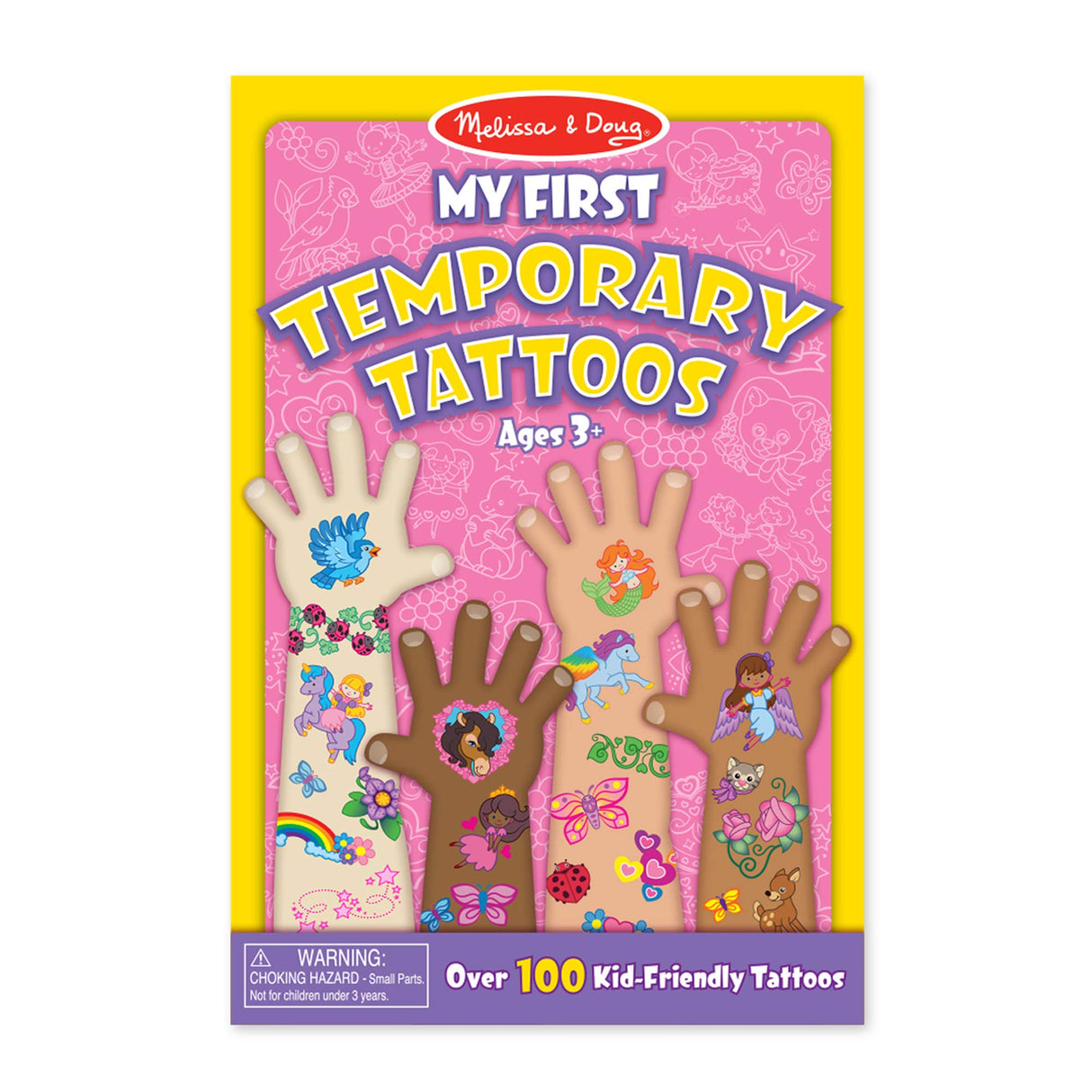 Melissa & Doug My First Temporary Tattoos - Pink - Tadpole