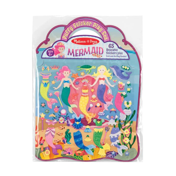 Melissa & Doug Puffy Sticker Play Set - Mermaid - Tadpole