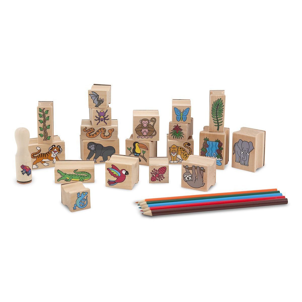 Melissa & Doug Stamp-a-Scene Rain Forest - Tadpole