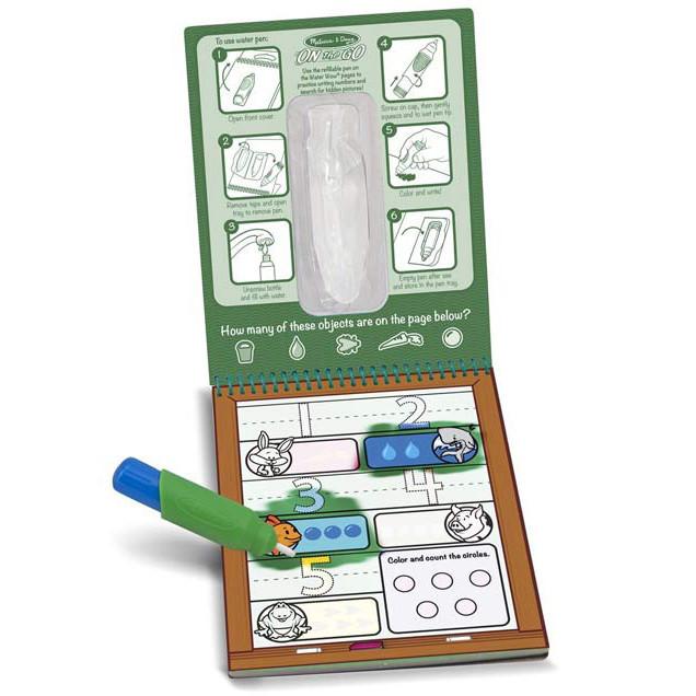 Melissa & Doug Water Wow Numbers - Tadpole