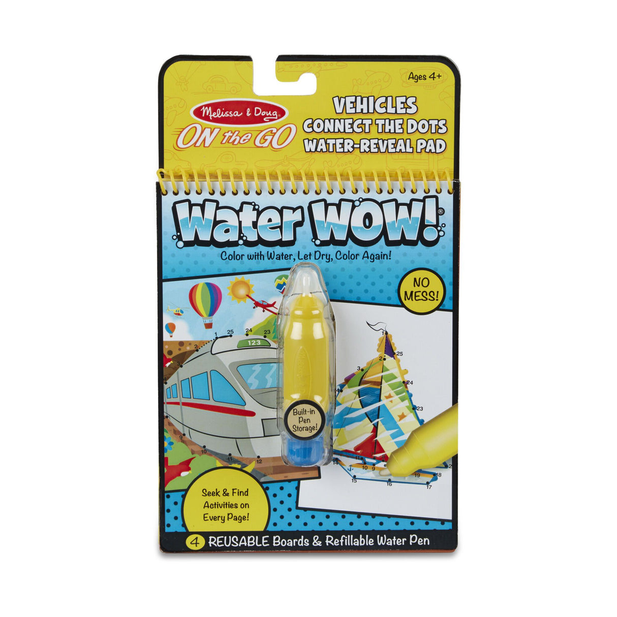 Melissa & Doug Waterwow - Connect the Dots Vehicles - Tadpole