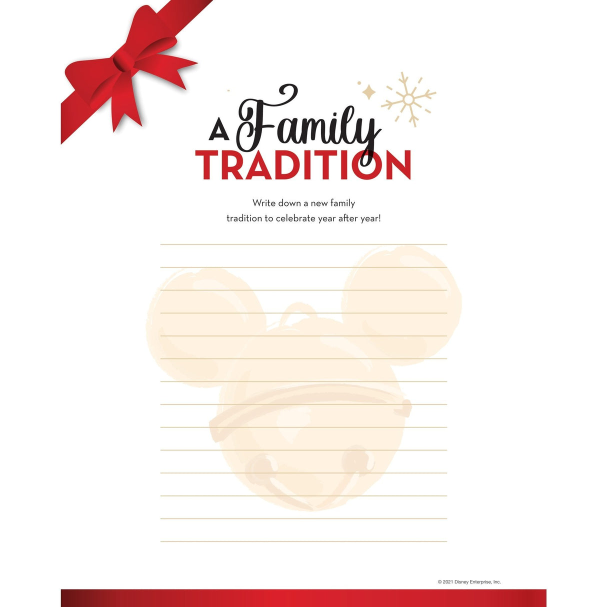 Mickey & Friends Advent Calendar-Family Christmas Traditions - Tadpole